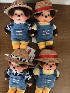 モンチッチ ファーマー 2体➕馬2体湯布院限定 大分monchhichi - メルカリ