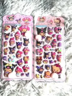 ハローキティマイメロキャラクターシールセット キティちゃん 2シート