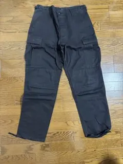 ブラック カーゴパンツ 4ポケット