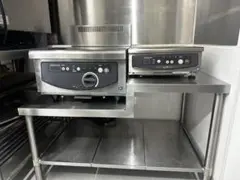 【2022年製】ホシザキ IHコンロ2台＆特注架台 HIH-5CE/2CEのサムネイル