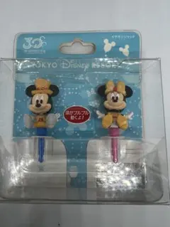 東京ディズニーランド　30周年イヤホンジャック　ミッキーミニー