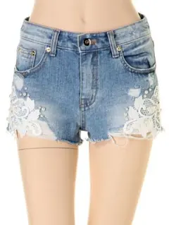 ★美品★ DaTuRa レースパール ショートパンツ ★