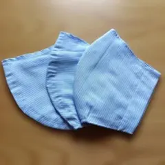 『ハンドメイド』立体型布マスク3枚セット♪ストライプ柄のサムネイル