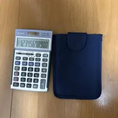 CASIO AZ-26S電卓 エコバッテリー　ケース付き