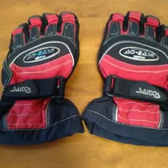 NANKAI AQ EASE バイクグローブ Mサイズ レッド・ブラック