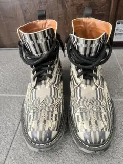 GIVENCHYRICCARDOTISCIハラココンビレザーブーツ40