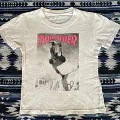 ＠様　専用THRASHER x-girl ホワイト Tシャツ キッズ 120のサムネイル