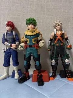 僕のヒーローアカデミア フィギュア 3体セット デク 緑谷出久 爆豪勝己 轟焦凍