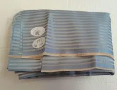 布地　ストライプ柄　生地　裏地　水色