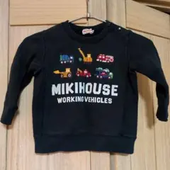 miki HOUSE ワーキングビークル トレーナー