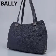 BALLY✨レザートートバッグ肩掛け A4収納 大容量 シボ革 金具 バイ