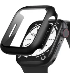 【ジャンク】Apple Watch用 ケース 45mm PC素材 強化ガラス