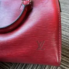 Louis Vuitton エピレザー ハンドバッグ レッド