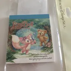 300円　バラ売り ダッフィー リーナベル メモ帳 メモ 1個 ディズニーシー