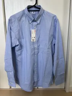 【新品未使用】ユニクロ UNIQLO EFCブロードシャツ ブルー S 青