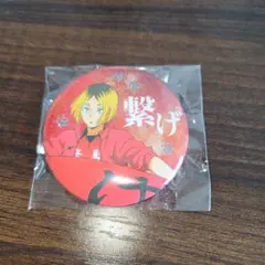 ハイキュー!! 孤爪研磨 横断幕 缶バッジ グリッター