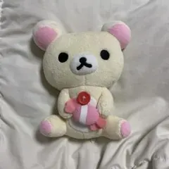 コリラックマ ぬいぐるみ キャンディ ボタン付き