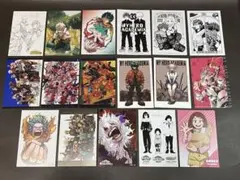僕のヒーローアカデミア（購入特典）イラストカード・１７枚