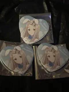 学マス　GIGO ハート缶バッジ　篠澤広