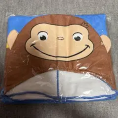 おさるのジョージ プラチナムザッカフード付タオル