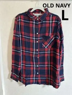 OLD NAVY オールドネイビー チェックシャツ オーバーサイズL