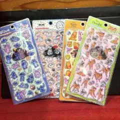 国内正規品 プチドロ 新作 101 バンビ プーさん スティッチ 4枚セット