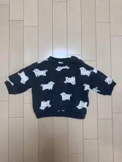 H&M ベビー トレーナー 犬柄 68cm
