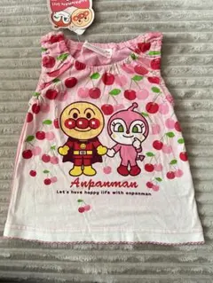 新品未使用Anpanman ノースリーブ タンクトップ ピンク 80サイズ