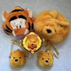 ディズニー　プーさん　ファンキャップ　セット