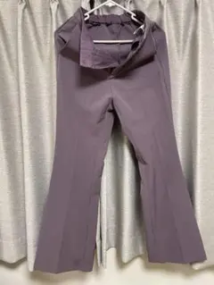 フレアパンツ　Mサイズ　パープル　使用1度のみ