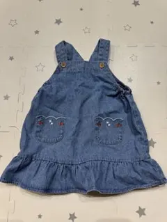 【80センチ】 ★タグ付き新品未使用★futafuta デニムジャンバースカート