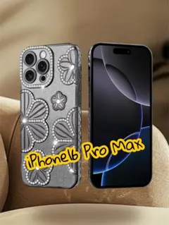 iPhone 16 Pro Max ケース 可愛い きらきら ケース 耐衝撃