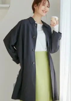ROPE PICNIC UVカット/ステンカラーコート スプリングコート