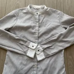 ORIHICA ストライプ 長袖シャツ