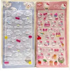 ☆残りわずか☆ サンリオ　ボンボンドロップ風シール　ぷっくりシール2枚セット