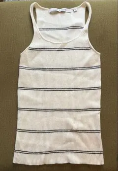 UNIQLO and LEMAIRE リブタンクトップ Mサイズ ボーダー