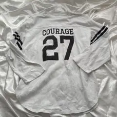 COURAGE 27 ナンバリング 長袖Tシャツ ホワイトのサムネイル