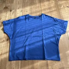 UNIQLO 青 半袖 Tシャツ XL