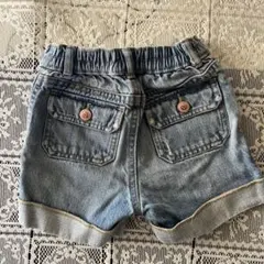 baby Gap デニムショートパンツ ゴム入りウエスト 18〜24M