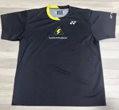 YONEX VOLTRAGE Tシャツ 黒/黄色　Ｌサイズ　美品