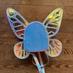 蝶の羽リュック 青 ホログラム
