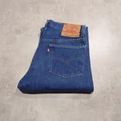 LEVI'Sリーバイス501 USA製／濃紺／Ｗ33インチ 超濃紺◎ UK製 Levis 501 w32 ユーロ リーバイス ビンテージ