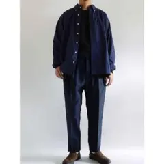 NEAT Giza Moleskin TAPERED サイズ46 Navyのサムネイル