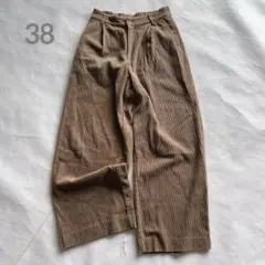 コーデュロイ ワイドパンツ