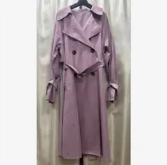 【GYLE】一回着用⭐︎トレンチコート/M/ラベンダー