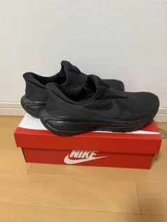 Nike ブラック スリッポンスニーカー