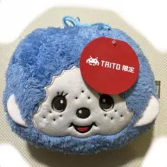 n*4様 モンチッチ 巾着付きブランケット ブルー　タイトー限定