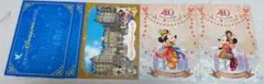 東京ディズニーランド40周年記念、ディズニーランドホテルポストカード5枚セット