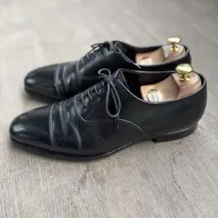 John Lobb sauton 7 1/2 黒 レザー クォーターブローグ - メルカリ