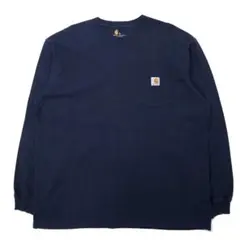 CARHARTT ロングスリーブ Tシャツ ロンT XL ネイビー コットン